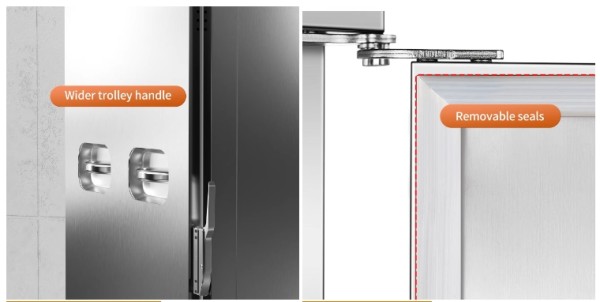 Stainless Steel Electric Food Warming Trolley