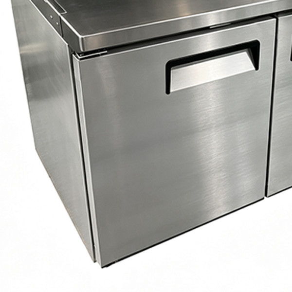 3 Door Stainless Steel Sandwich Prep Refrigerator