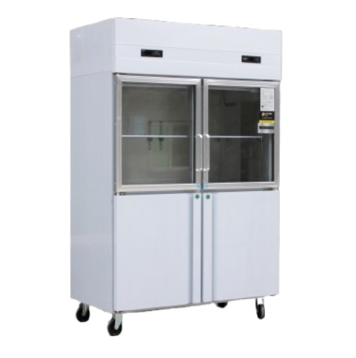 Single temperature four door fridge refrigerator