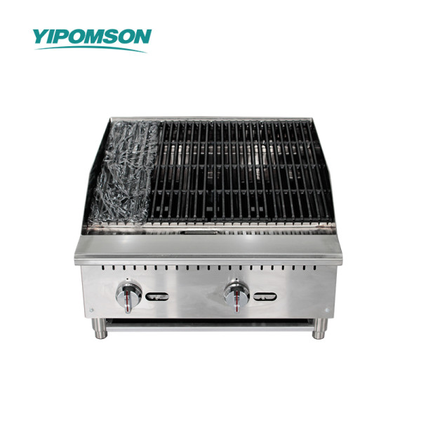 Commercial Stainless Steel Gas Countertop BBQ Grill