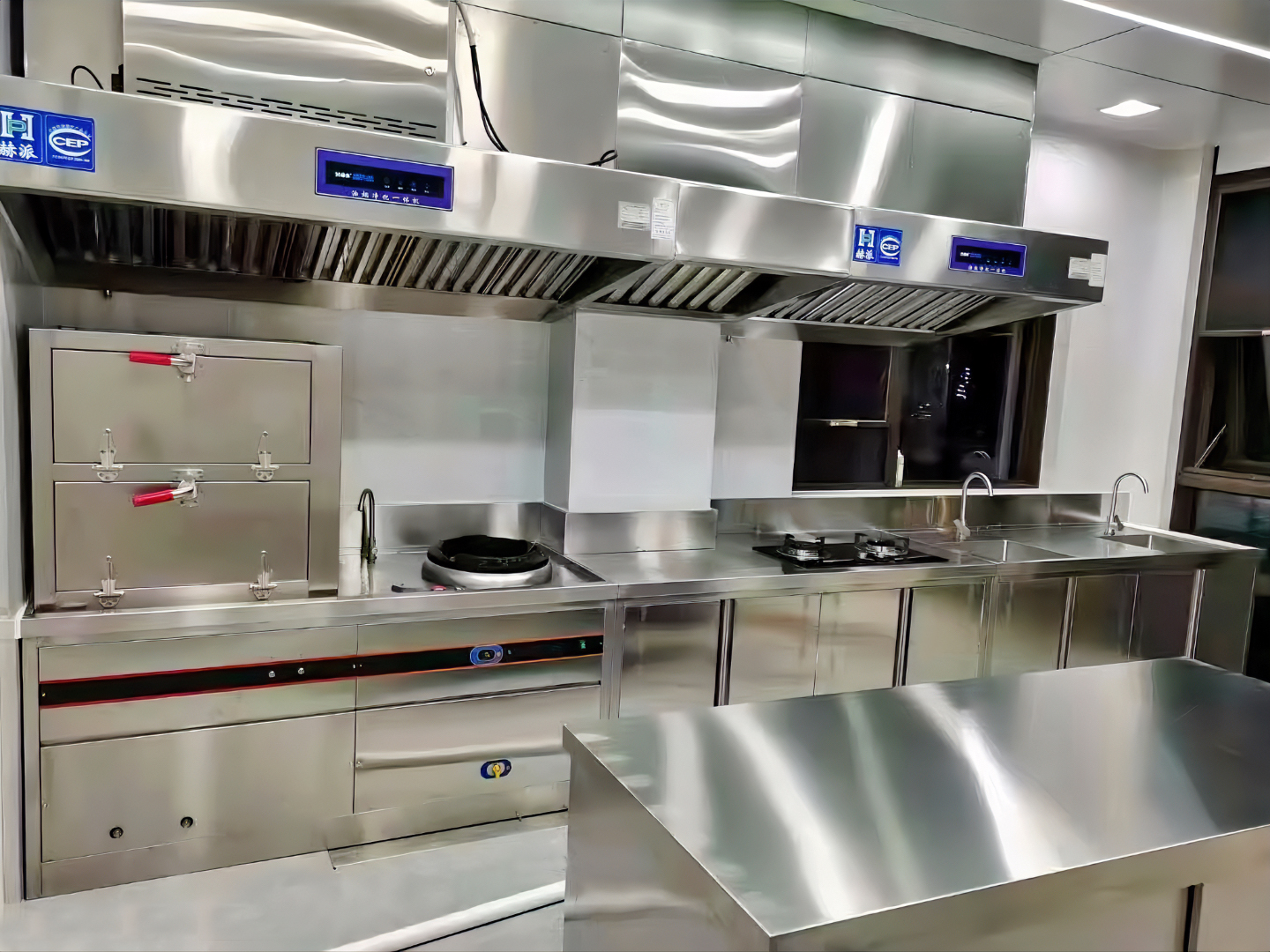 Commercial kitchen equipment configuration guide