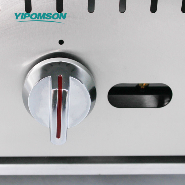 American Style Gas Griddle with Temperature Control