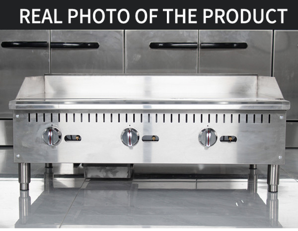 3-Burner Commercial Gas Griddle