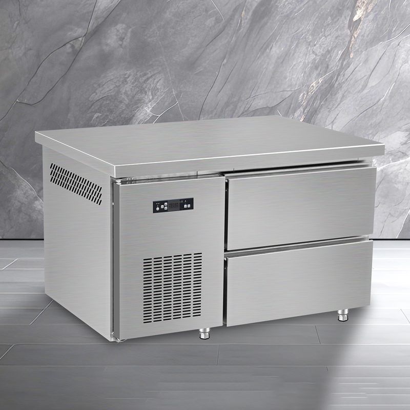 worktop fridge with cooling storage