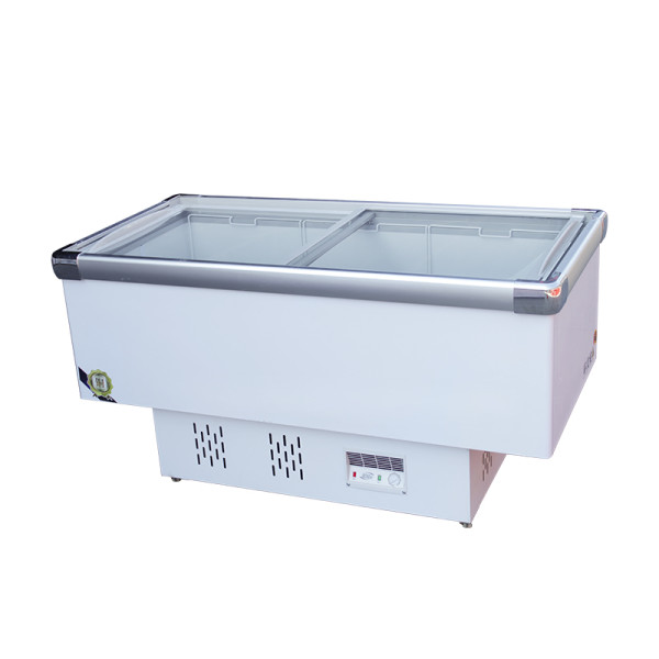 Commercial stainless steel ice cream freezer for shop