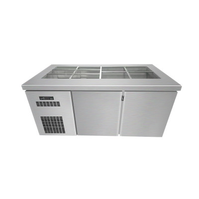 New Type congelateur commercial slotting refrigerators