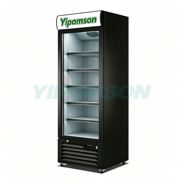 Fan assisted cooling beverage refrigerator