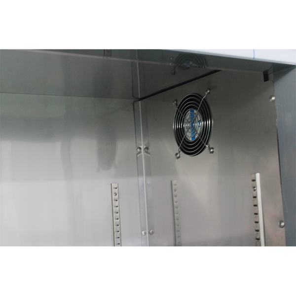 Large capacity stainless steel prep fridge