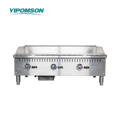 Professional 3-Burner Gas Griddle with Thermostatic Control