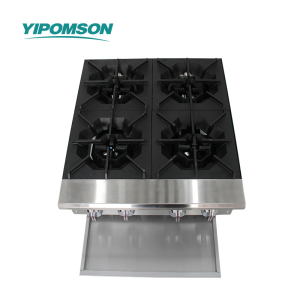 4 Burners Commercial Gas Hotplate Cooker