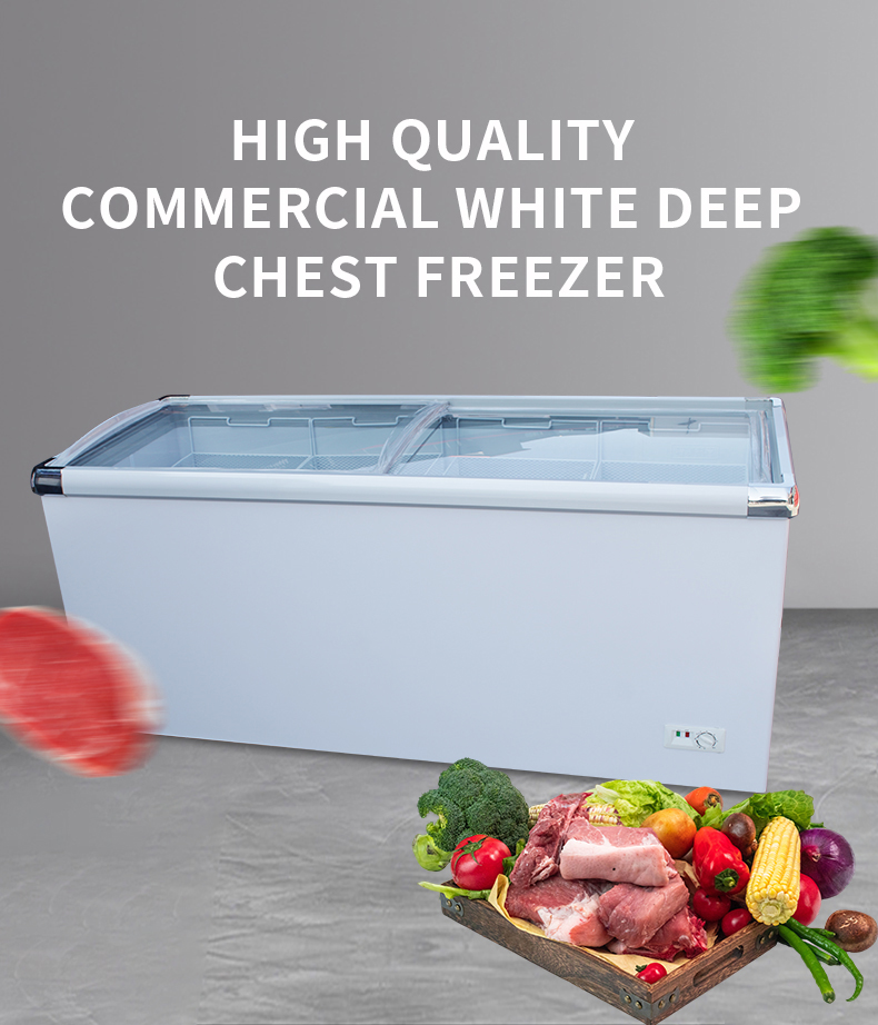 Yipomson Commercial Island Freezers: Maximize Frozen Food Display and Storage Efficiency