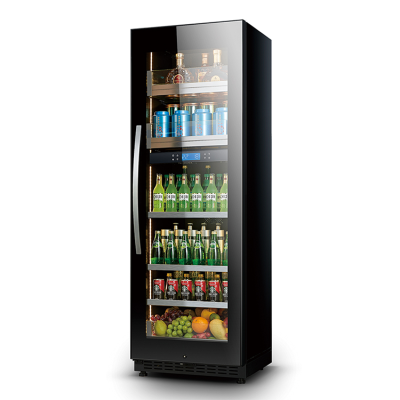 Commercial beverage display fridge 338L