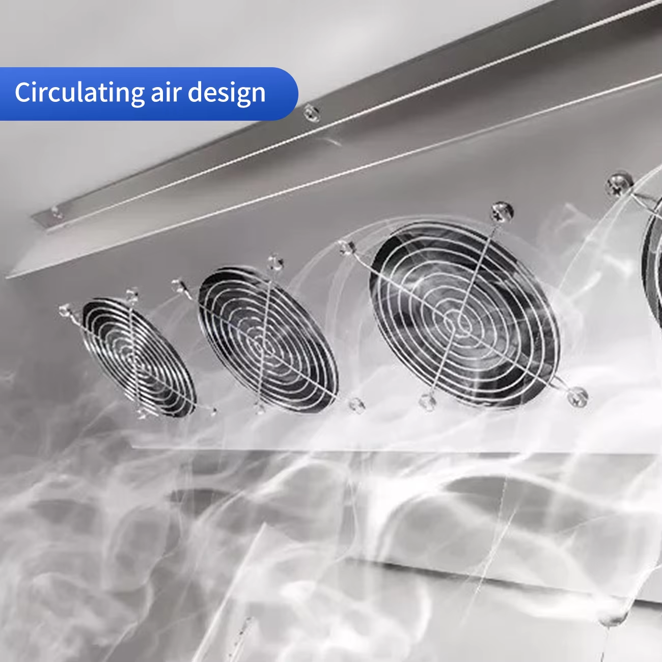Air cooled freezer