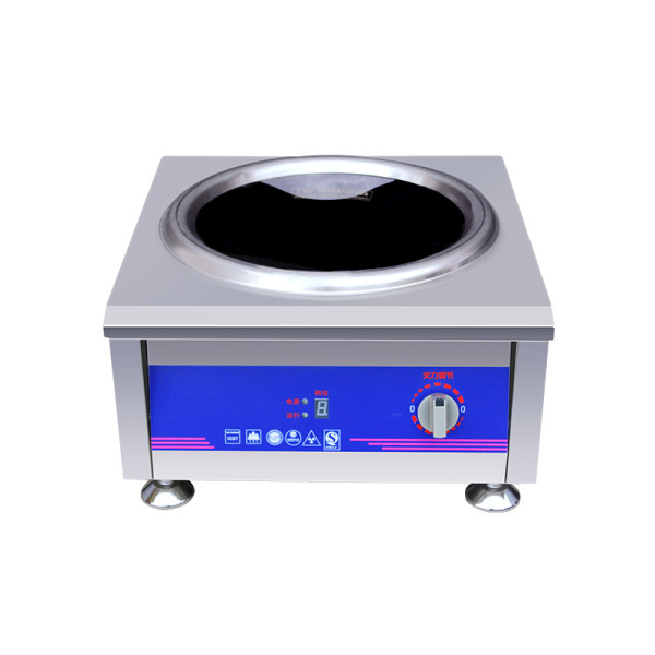 Commercial induction wok cooker