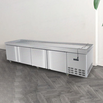 Supermarket frozen display stand refrigerated freezer