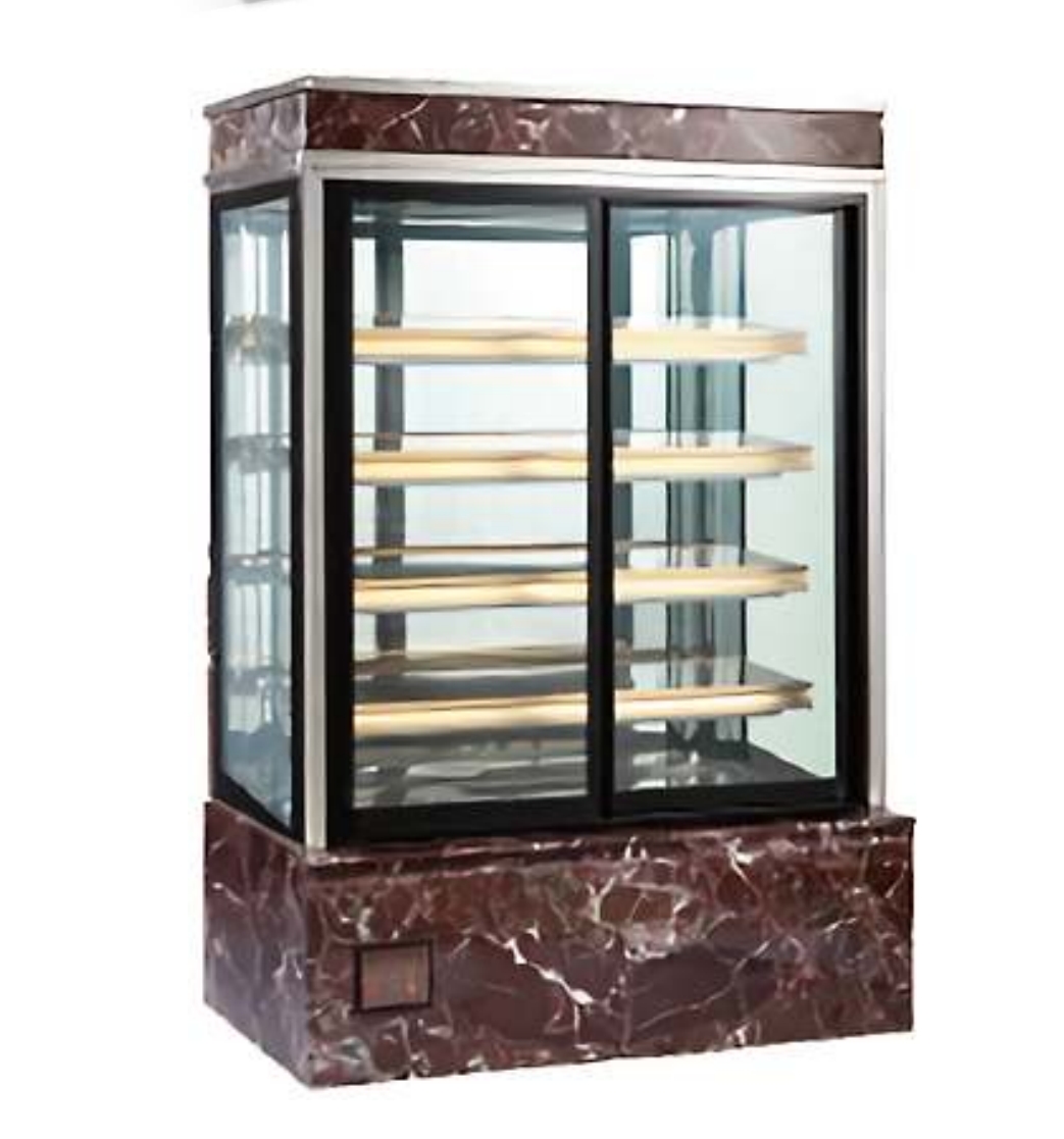 Bakery Elegance with Marble Cake Display Refrigerators for Freshness