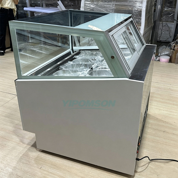Gelato Display Showcase Cake Cabine