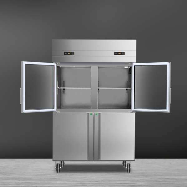 Double Temperature Freezer and Chiller Vertical freezer