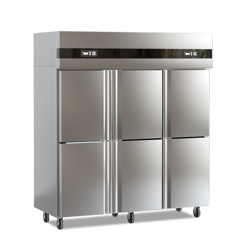 6 door upright refrigerator