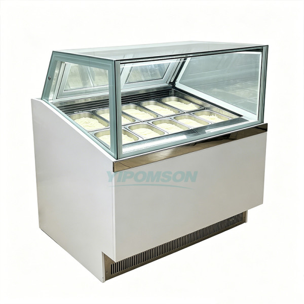 Gelato Display Showcase Cake Cabine
