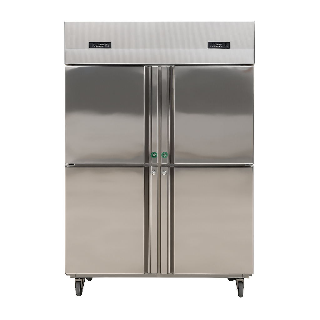 Four-door stainless steel freezer Four-door stainless steel freezer