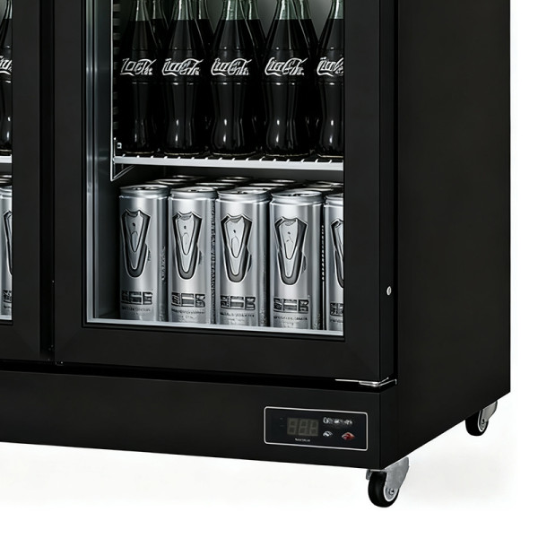 Large Capacity Glass Door Fridge for Drinks