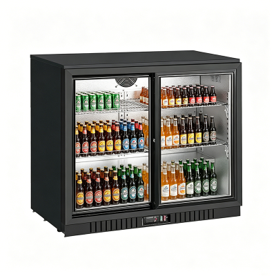 Hotel Back Bar Counter Drinks Display Beer Fridge
