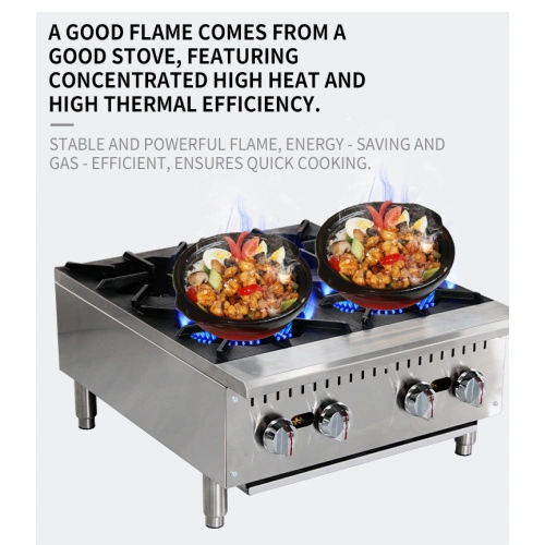 Gas stove for hotels