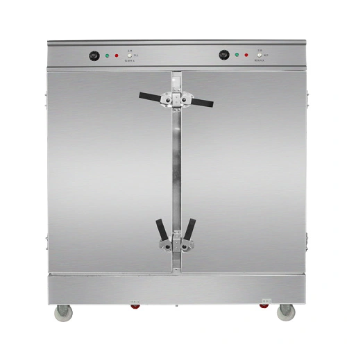 Mechanical two-door rice steamer cabinet