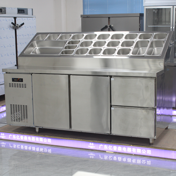 commercial refrigerated workstation