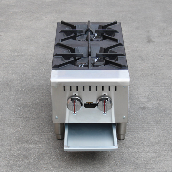 Commercial 2-Burner Countertop Claypot Stove