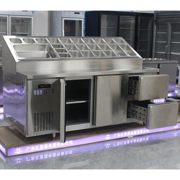 commercial refrigerated workstation
