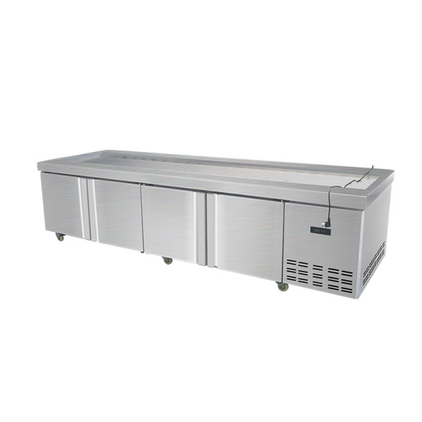 Pizza Prep Work Making Table Refrigerator