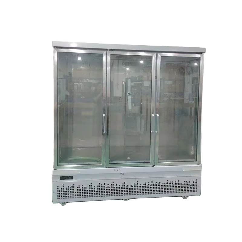 Commercial 3-door upright display chiller Commercial 3-door upright display chiller