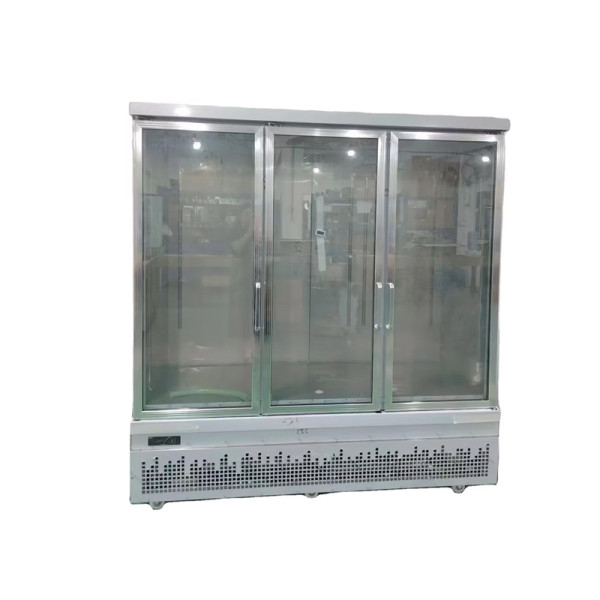 Restaurant three-door upright commercial cooler