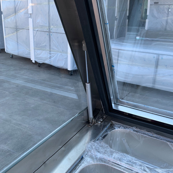 Stainless steel food display refrigerator