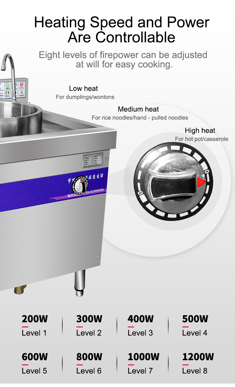heavy-duty dual wok range