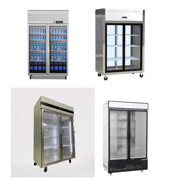 Supermarket Glass Freezer for Frozen Products