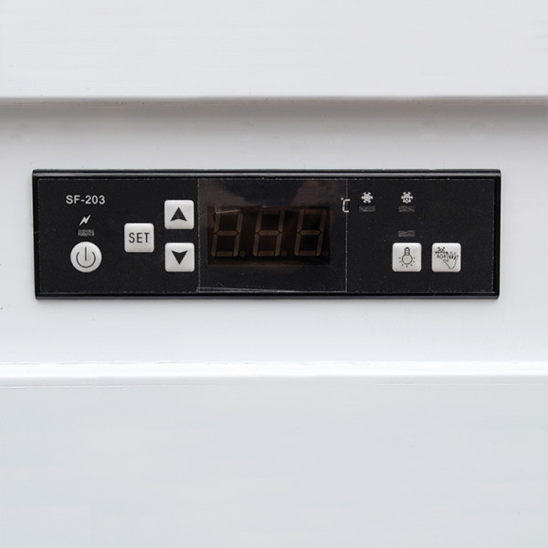 2-door hanging commercial display refrigerator