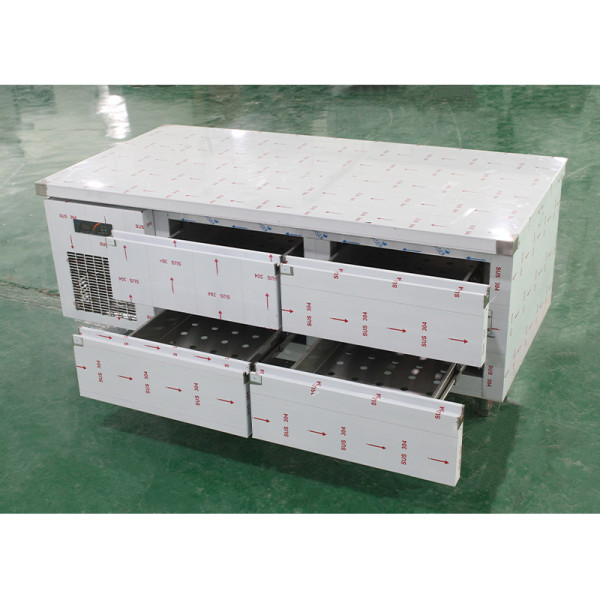 4‑drawer under counter worktop freezer