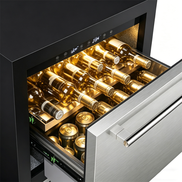 Dual Drawer Beverage Cooler