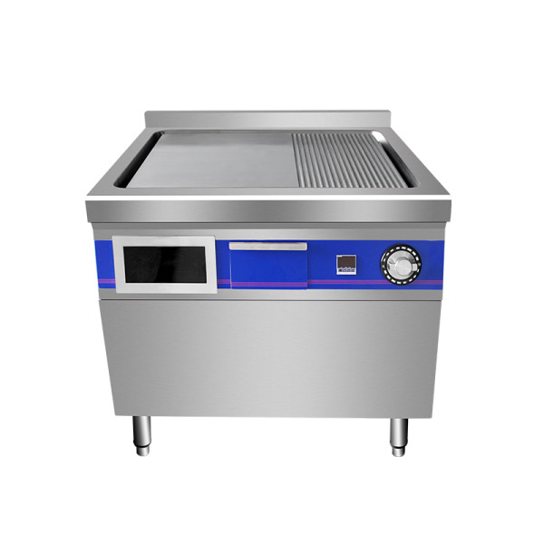 Half plate commercial griddle