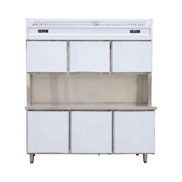 Supermarket standing commercial freezer 3 door