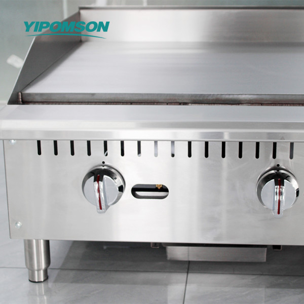 Yipomson Commercial 4-Burner Gas Griddle