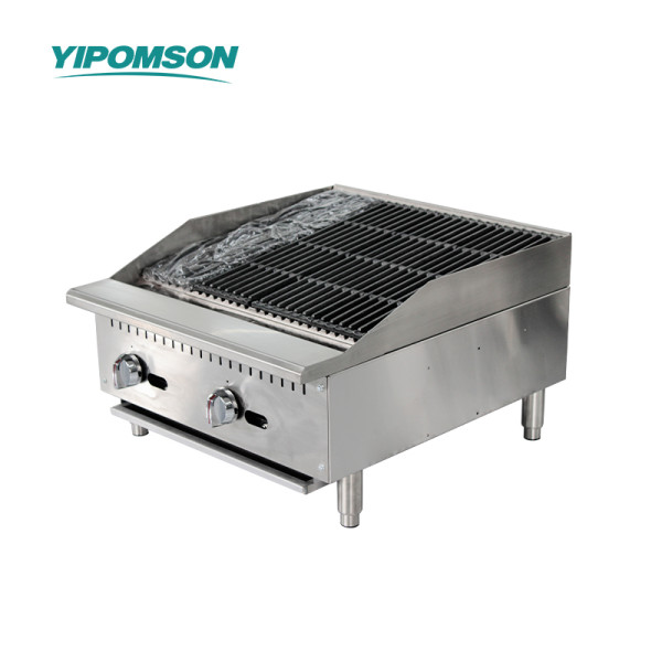 Commercial Stainless Steel Gas Countertop BBQ Grill
