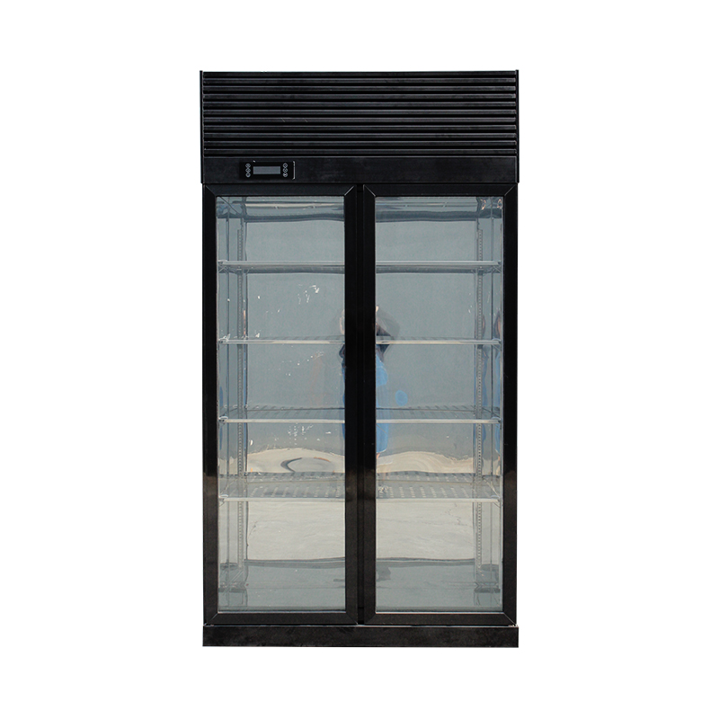 Cold storage fails? This double glass door fridge cuts losses by 60%.
