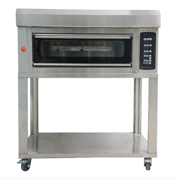 Dual-Level Gas Tray Oven for Bread