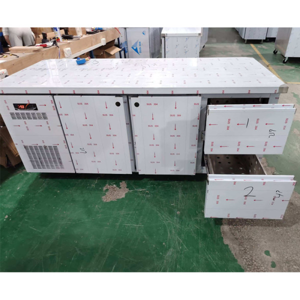 Combo door drawer worktop freezer