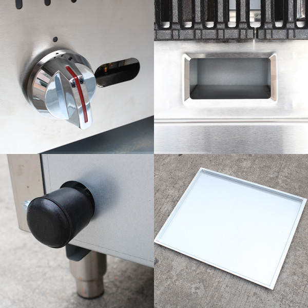 Dual Zone Gas Charbroiler