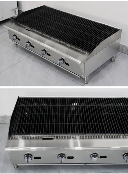 Restaurant combo cooking equipment gas powered